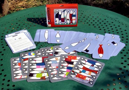 Jeu de Cartes Sardines Djeco : King Jouet, Jeux de cartes Djeco  Jeux de
